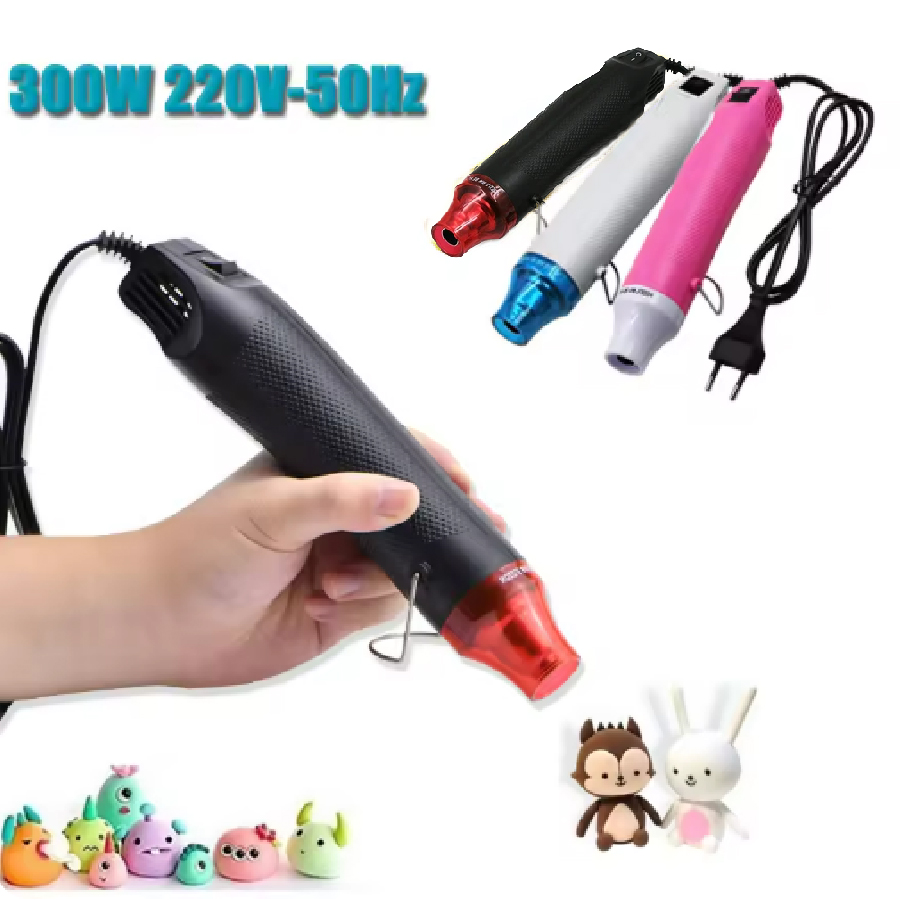 Heat Gun Paint Strip - ホットエアガン 300 ワット 220V 軽量ハンドホールド電熱空気収縮 DIY