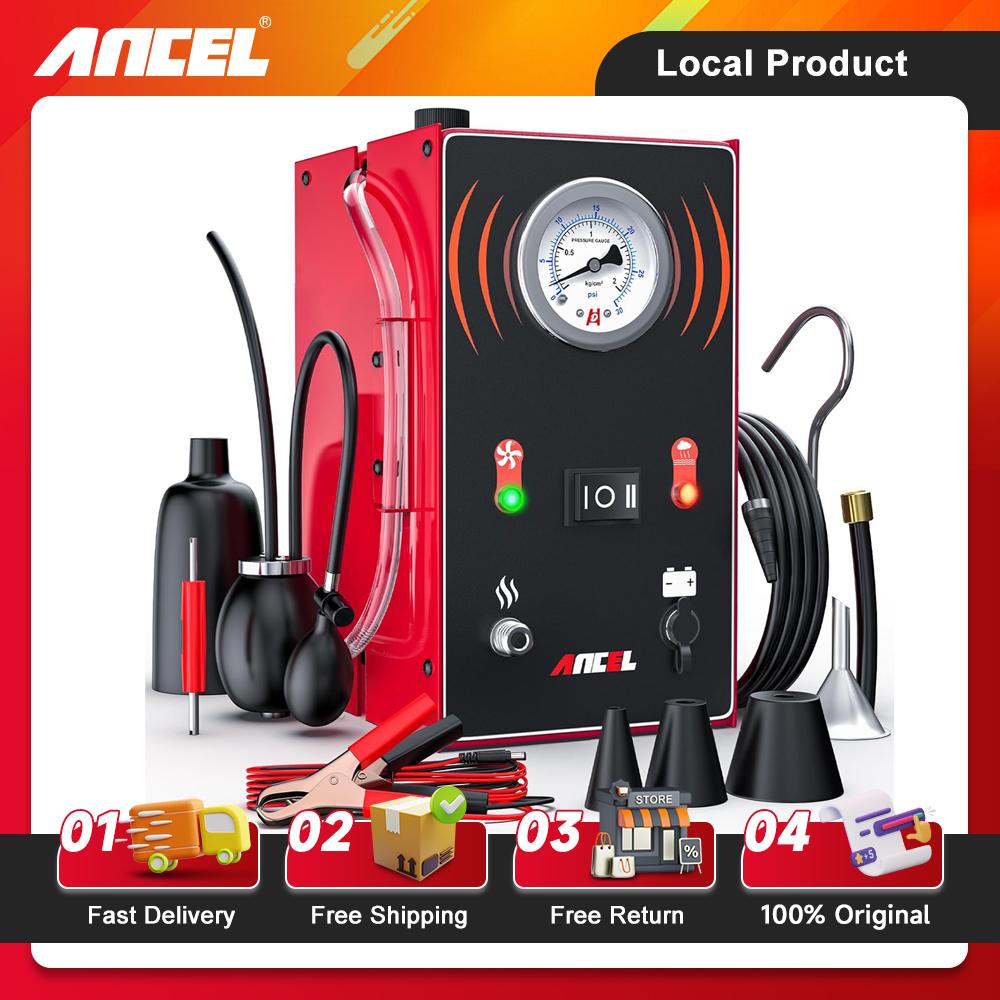 Smoke Leak Detector - ANCEL S200 EVAP 煙漏れ検知器 車オートバイ用 スモークマシン診断ツール