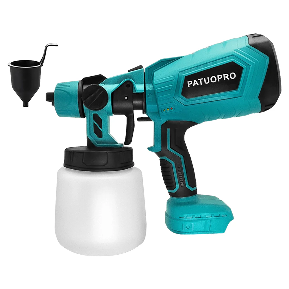 Heat Gun Paint Strip - ワイヤレス電気スプレーガン,自動家具,ペイントスプレー,スチールコーティング,MAKita用エアブラシ,18Vバッテリーなし