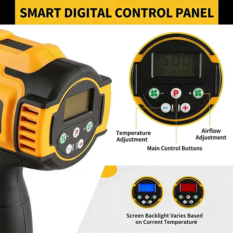 20V多機能ヒートガン、5-in-1ノズル、2段階速度調整、 - Heat Gun Paint Strip のレビューと価格