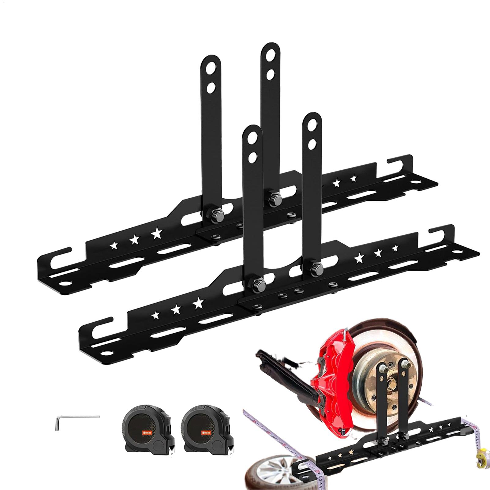 2個入り 車輪アライメントツール 2本の測定テープ付き 調整 - Wheel Alignment Machine のレビューと価格