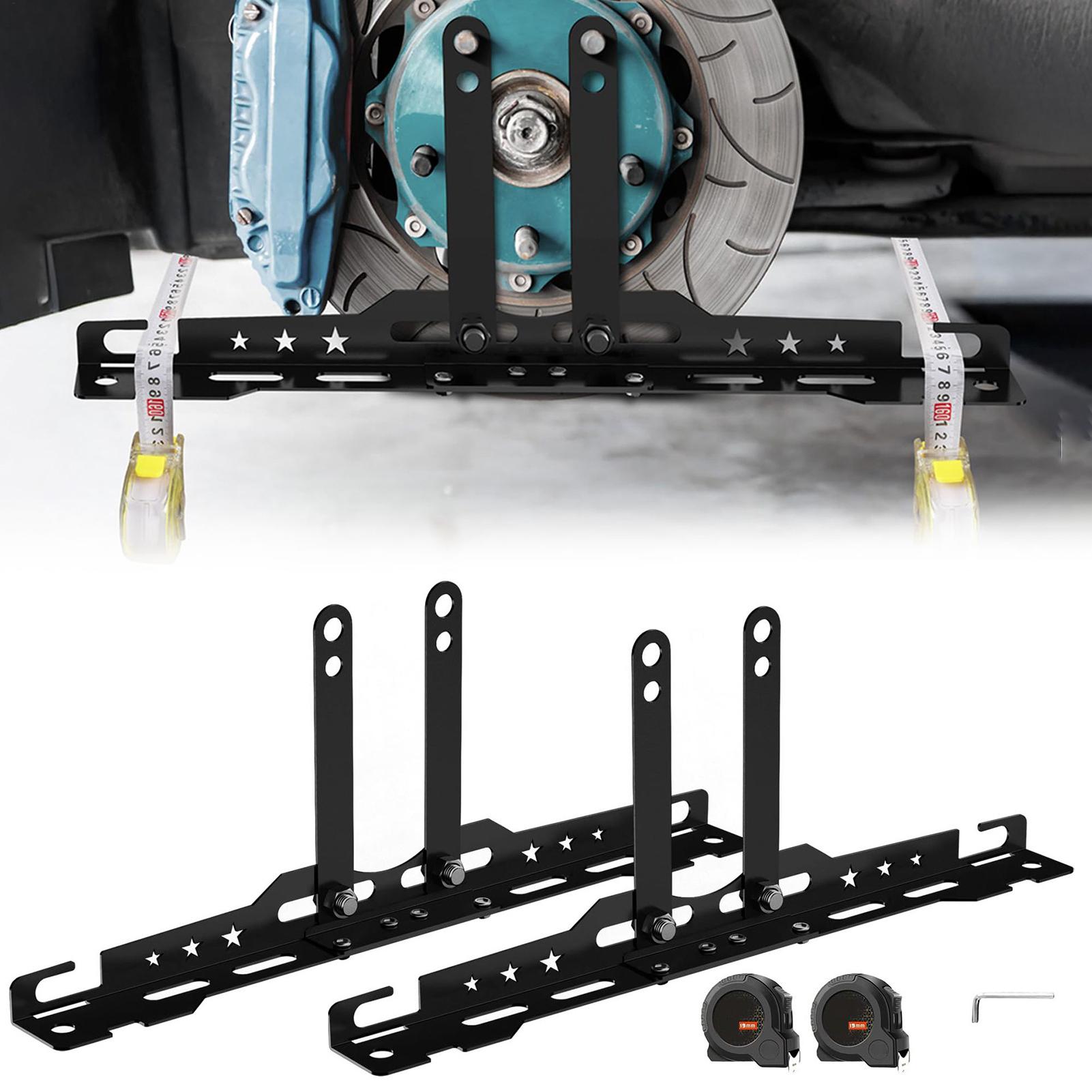 2個入り 車輪アライメントツール 2本の測定テープ付き 調整 - Wheel Alignment Machine のレビューと価格