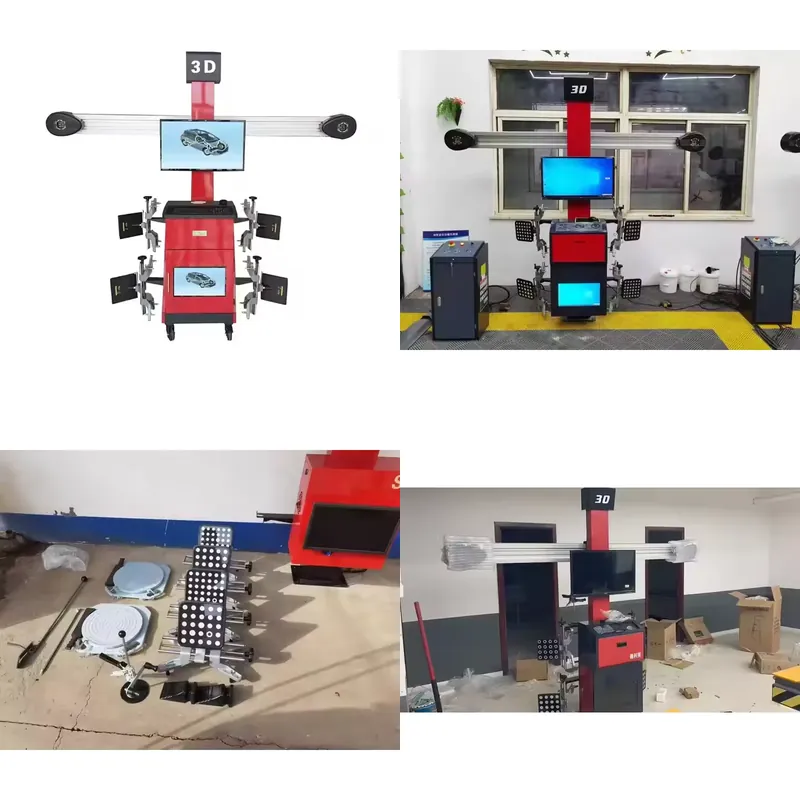 新型デザインの自動車修理フルセット、カーリフト、タイヤチェン - Wheel Alignment Machine のレビューと価格