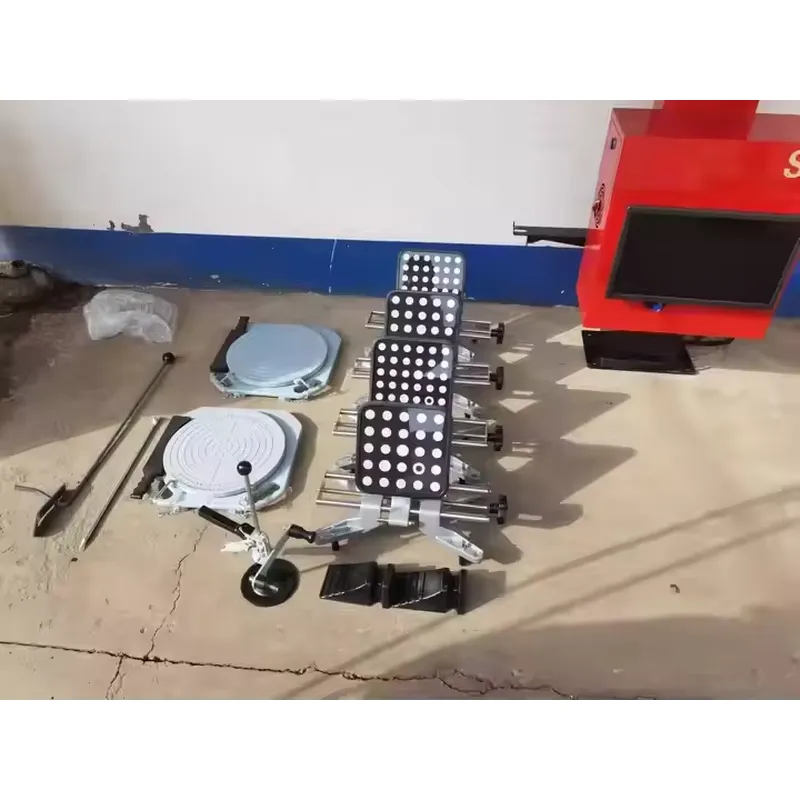 新型デザインの自動車修理フルセット、カーリフト、タイヤチェン - Wheel Alignment Machine のレビューと価格