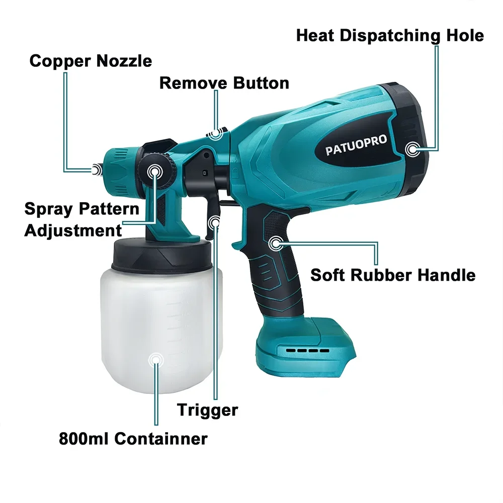 ワイヤレス電気スプレーガン,自動家具,ペイントスプレー,スチ - Heat Gun Paint Strip のレビューと価格