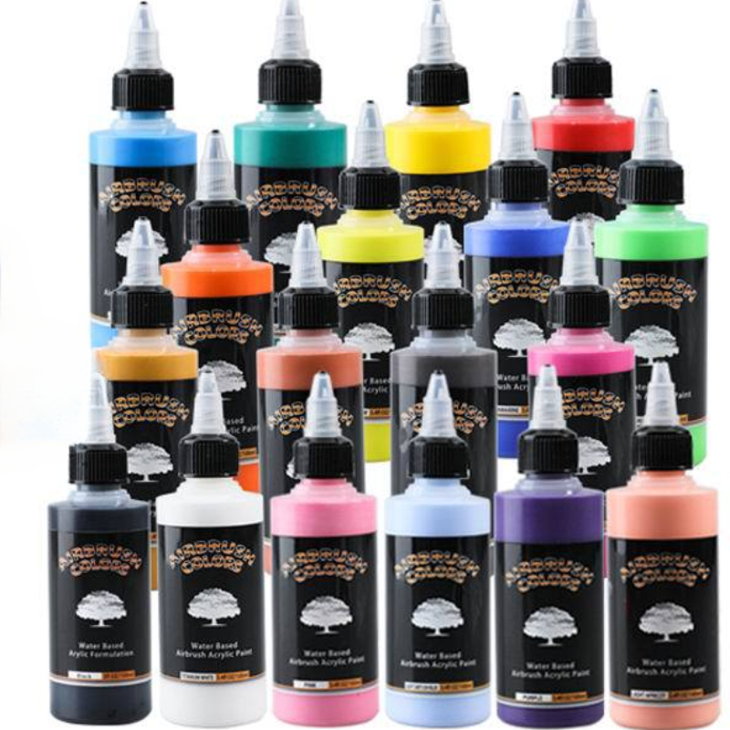 100 ミリリットル水性アクリル顔料 32 色多目的スプレー - Heat Gun Paint Strip のレビューと価格