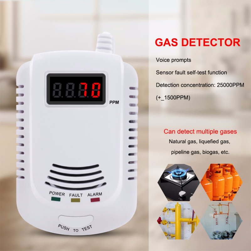 新しいcoリーク検出器2-in-1一酸化炭素家庭用セキュリテ - Smoke Leak Detector のレビューと価格